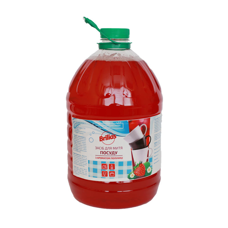 Засіб для ручного миття посуду BRILIAS (5B-P-0), 5л